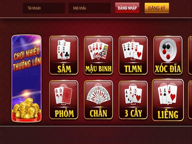 Top game bài đổi thưởng